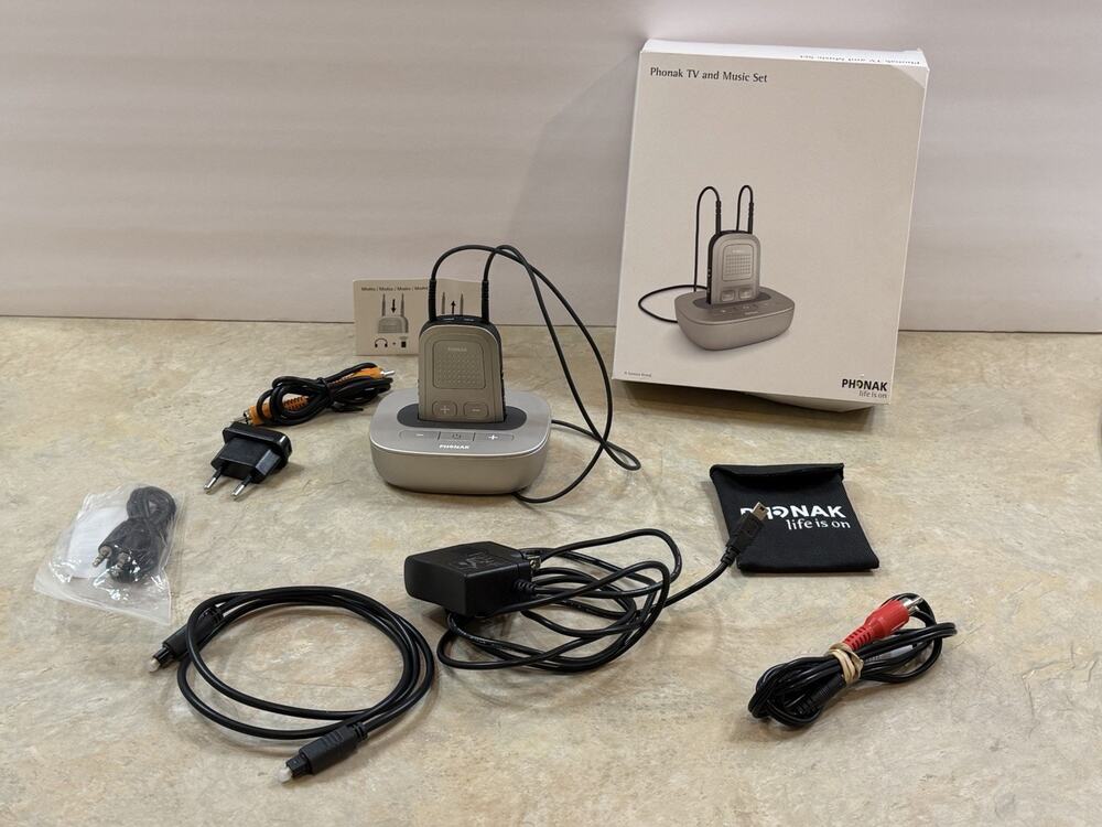 Phonak TV & Music Set ComPilot II TVLink II Bluetooth Streamer Set
